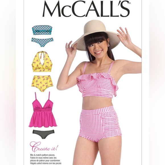 McCalls 7168 Misses Bikinis Pattern - Picture 13 of 13